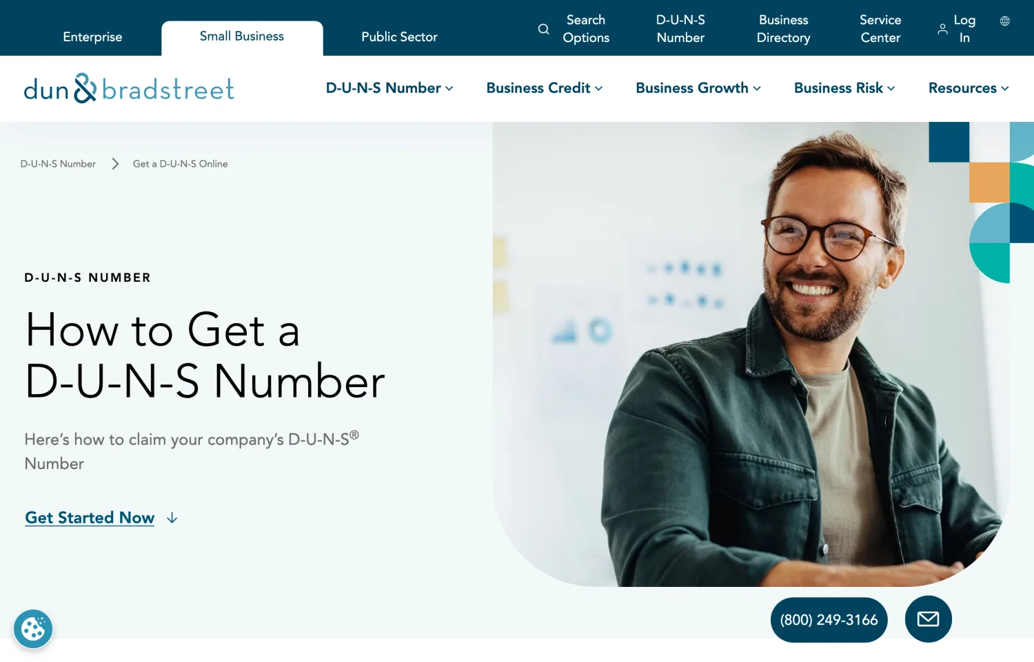 Sitio oficial de Dun & Bradstreet para verificar o solicitar tu número D-U-N-S
